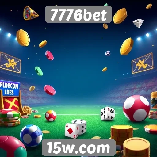 Diversidade de jogos disponíveis no site 7776bet
